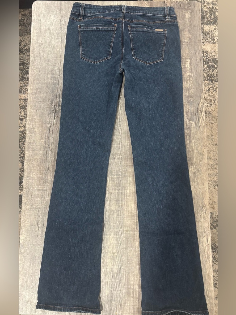 White House Black Market Boot Leg Dark Wash Denim Jeans Size 2R Classic